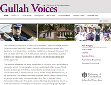 Tablet Screenshot of gullahvoices.org